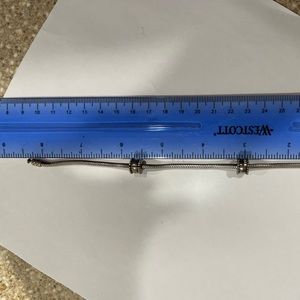 Pandora bracelet with two clip on charms